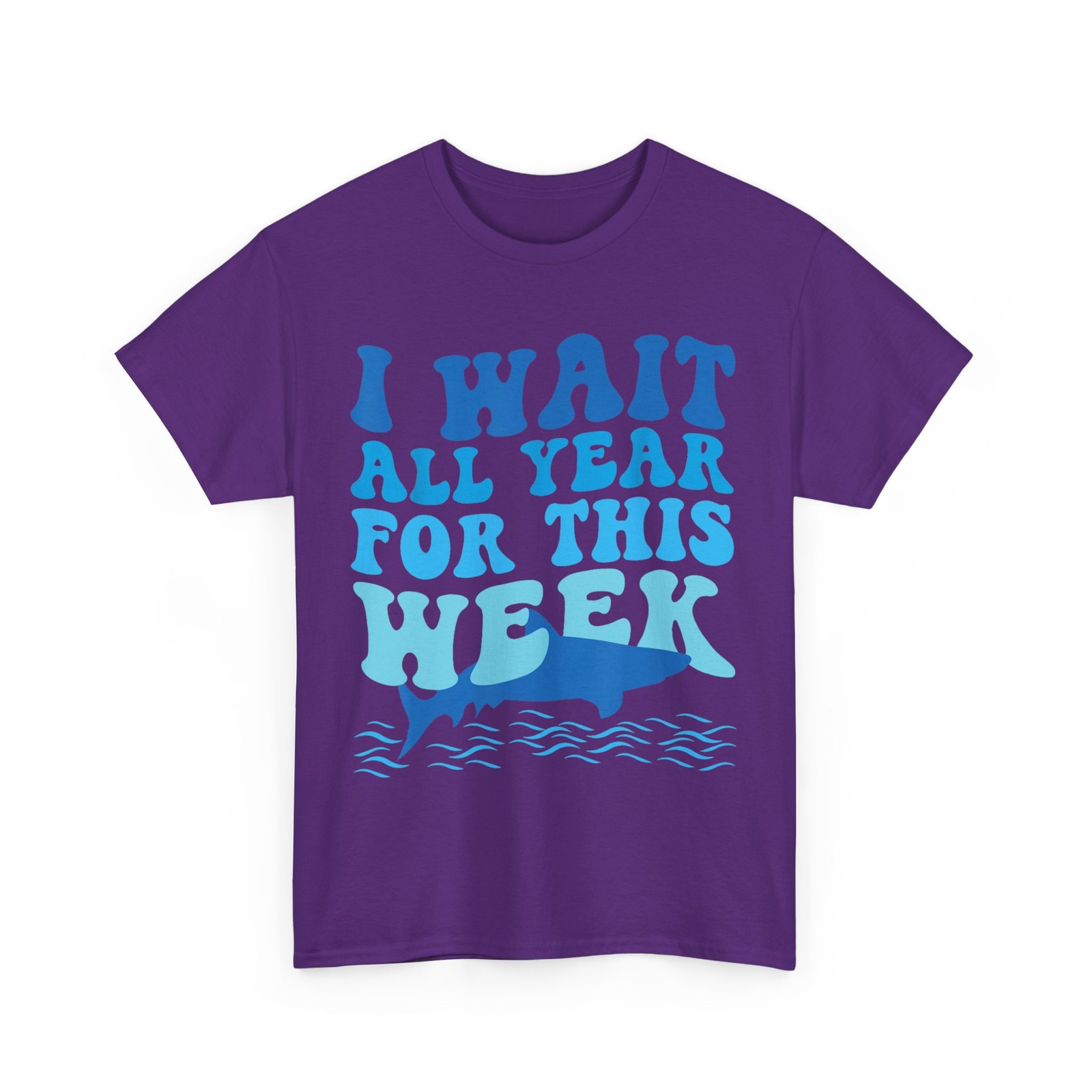 I Wait All Year For This Week T-Shirt, Sharks Lovers Funny Shark Saying Shirt gallery