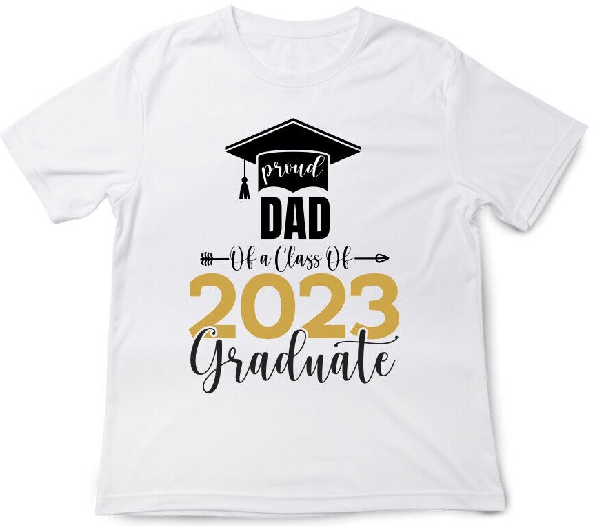 Proud Dad of a 2023 Graduate Unisex T-Shirt Choose Color and Size gallery