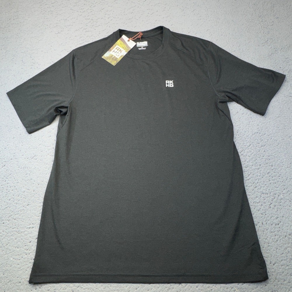 Alaskan Hardgear Duluth Trading Co T-Shirt Mens Medium Black Tun-Dry Performance