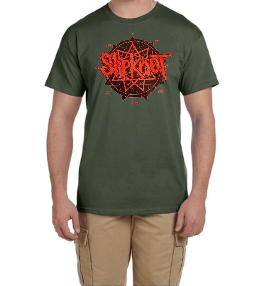 Slipknot 360 Degree Pentagram Men's T-Shirts (Multiple Variations) gallery