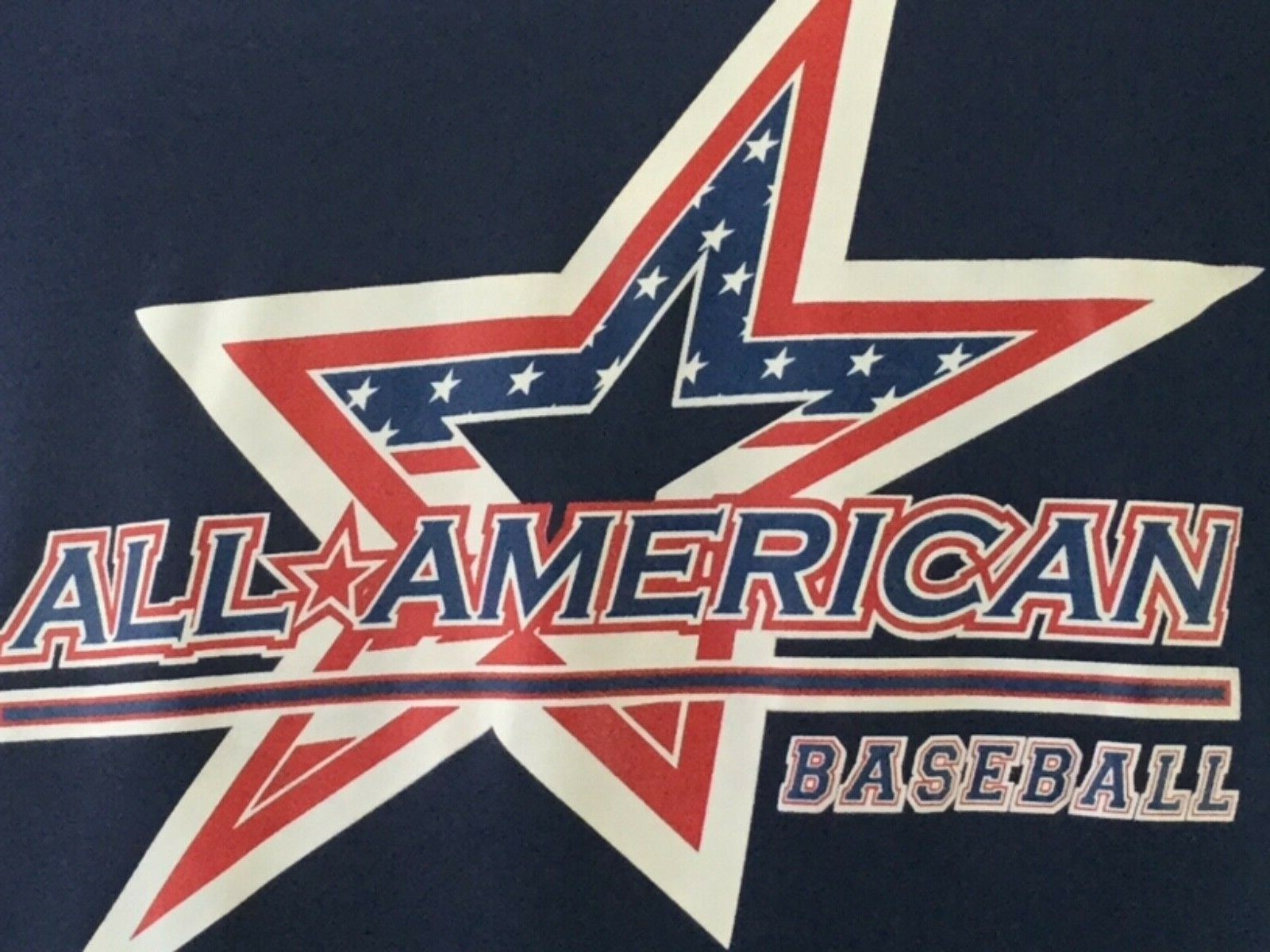ALL AMERICAN #44 BASEBALL Men’s Large Blue Workout Practice T-Shirt L Clothing gallery