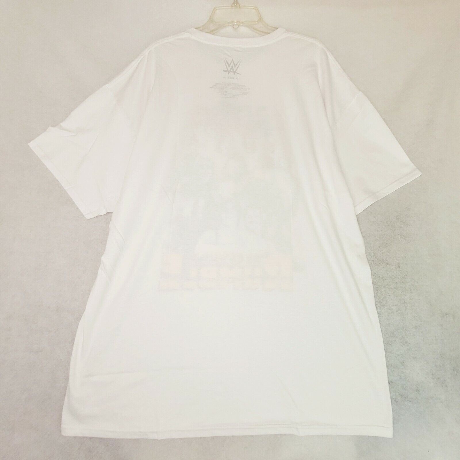WWE WWF Royal Rumble Shirt Mens 2XL XXL White Pro Wrestling Distressed Logo NWT gallery