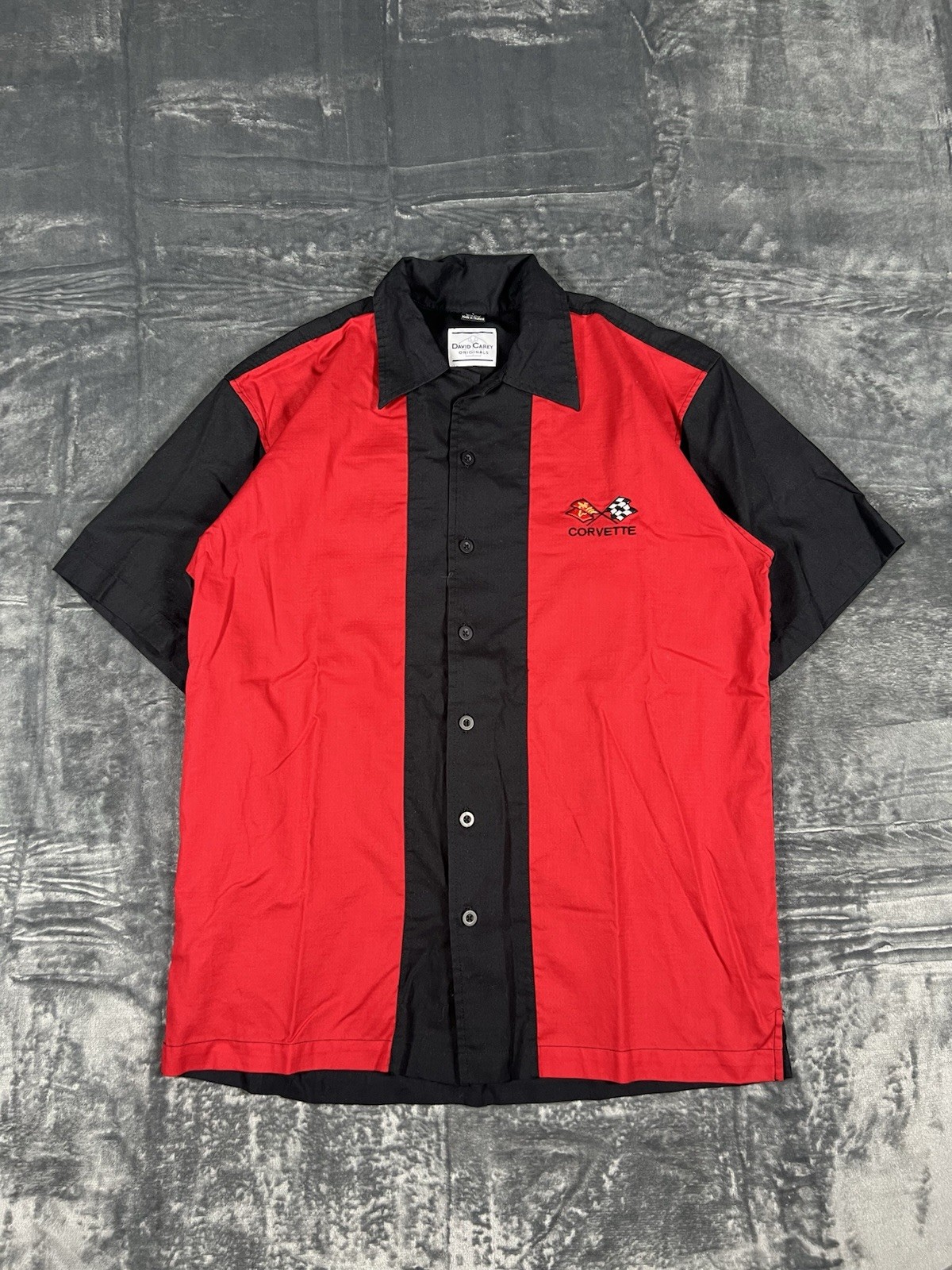 Vintage 90s Men’s And Women’s Unisex Corvette Baggy Faded Button Down T Shirt gallery