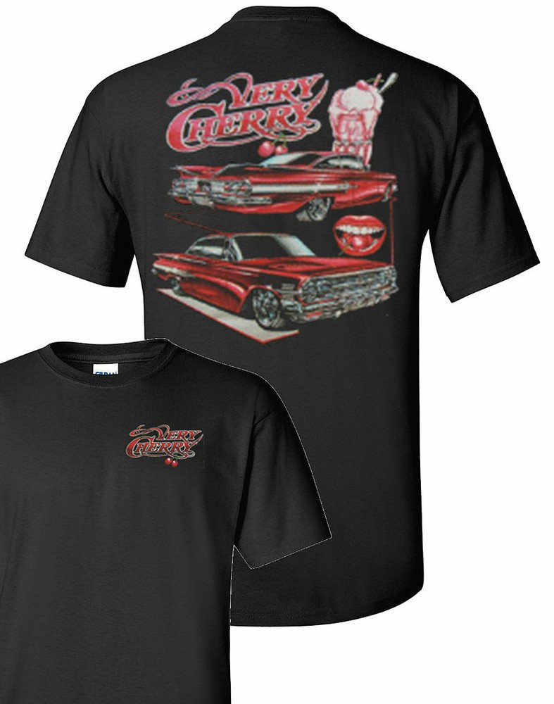 Johny Rockstar Chevy Chevrolet Very Cherry Classic Vintage Cars T Shirt TDC-265