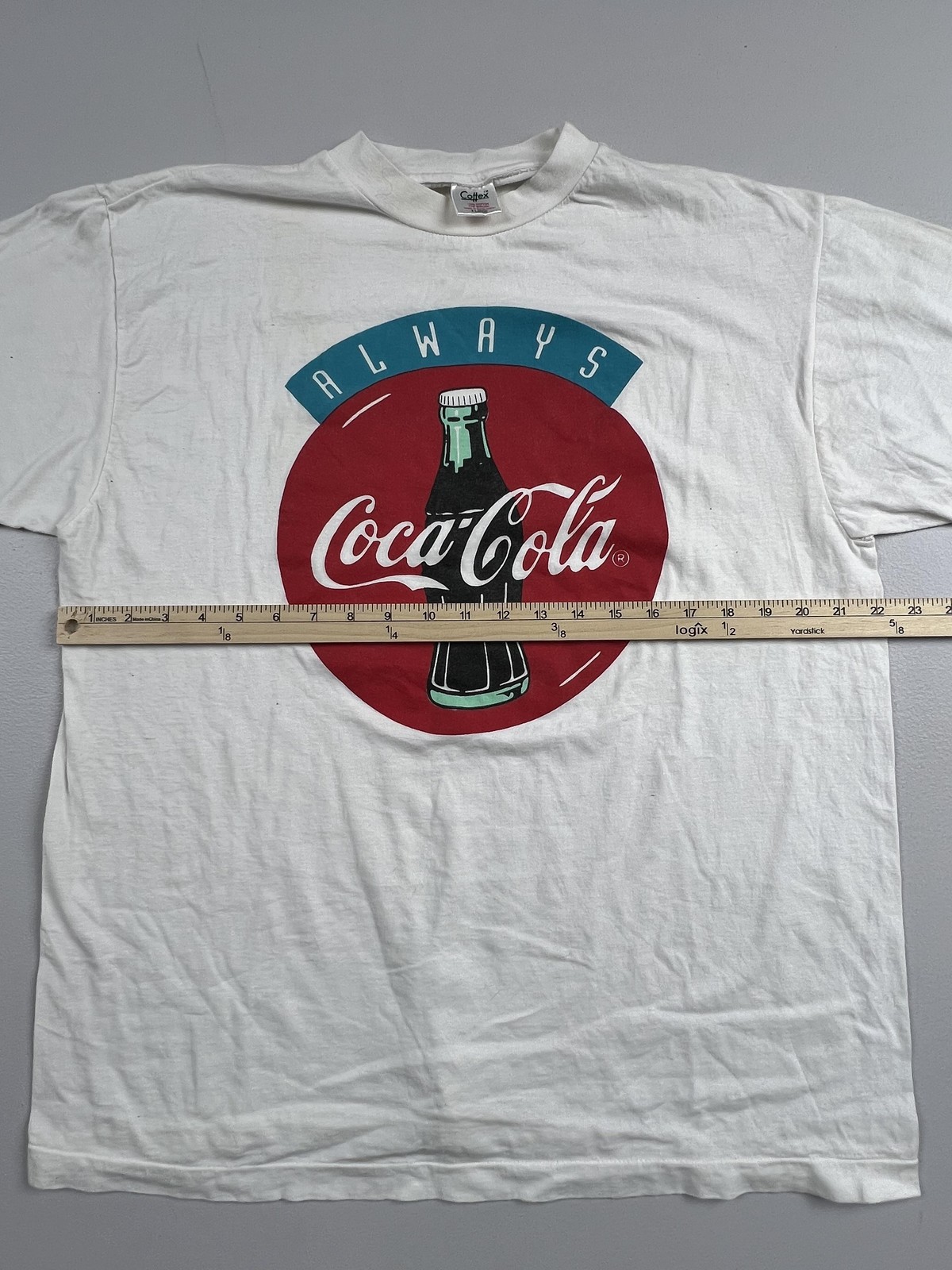 Vintage Coca-Cola Shirt Mens XL White Always Bottle Graphic Tee Soda Advertising gallery