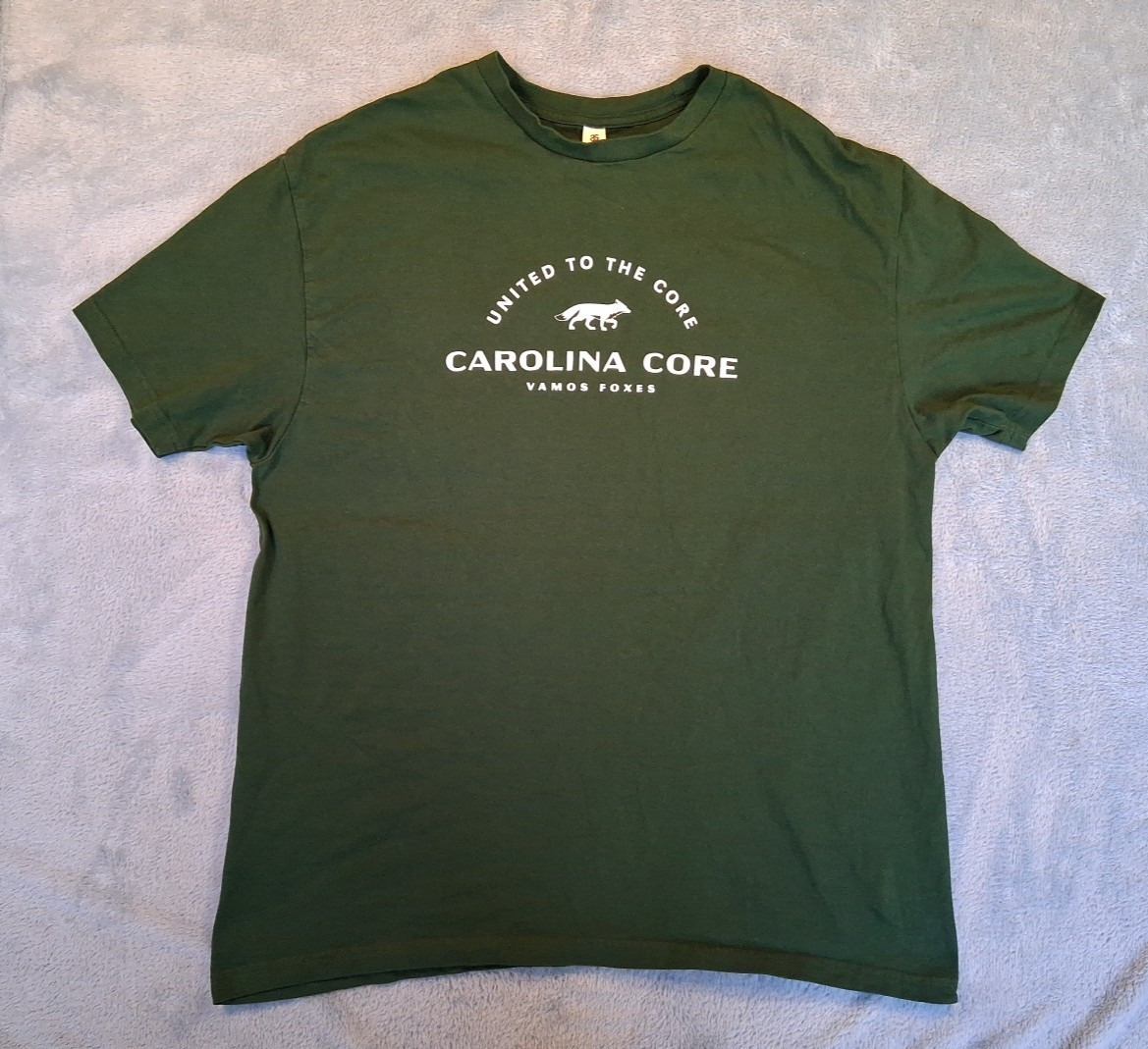 AS Colour Block Green Graphic Short Sleeve T-Shirt United the Core Carolina XL gallery