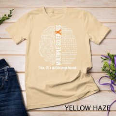 Multiple Sclerosis Awareness MS Survivor Head Warrior Unisex T-shirt