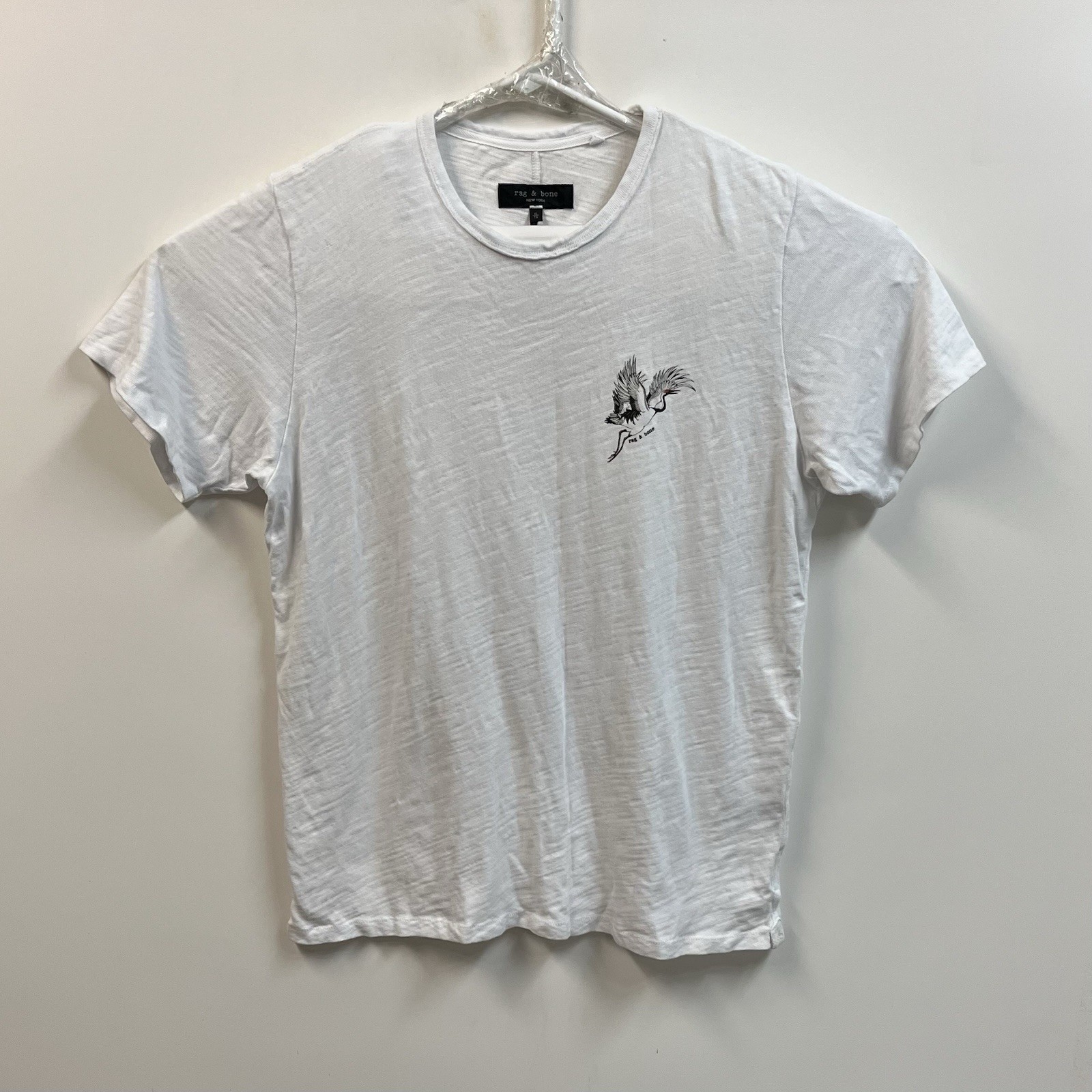 Rag & Bone Men’s XL White Graphic T Shirt Cotton Soft Short Sleeve Casual