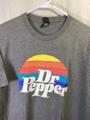 Dr Pepper (Sunset) Gray Large Polyester Blend New T Shirt T20