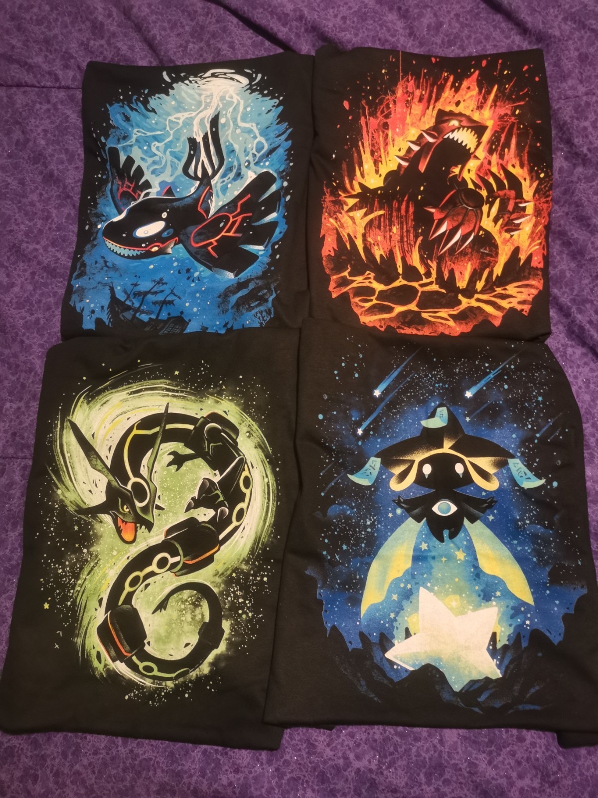 Pokémon T-Shirts Johto and Hoenn Legendaies NWOT SIZE L High Quality Cotton READ gallery