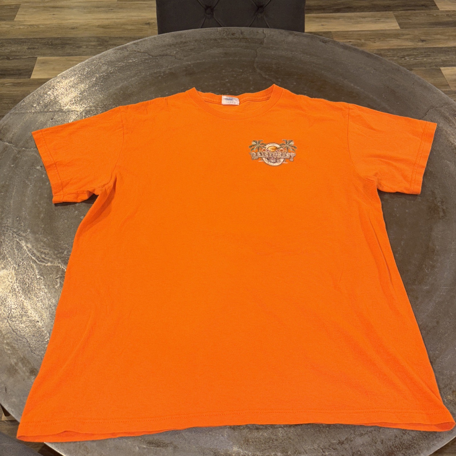 Rainforest Cafe Shirt Mens Large Orange Nashville Souvenir Graphic Tee gallery