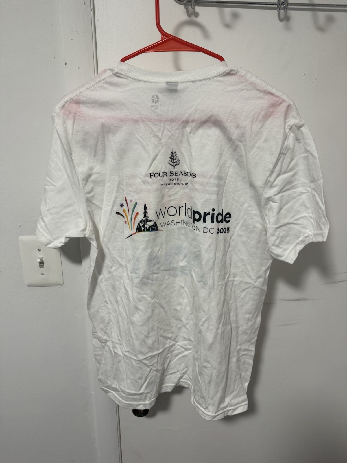 NEW Washington DC World Pride 2025 Four Seasons Hotel Promo Shirt NWT Rare gallery