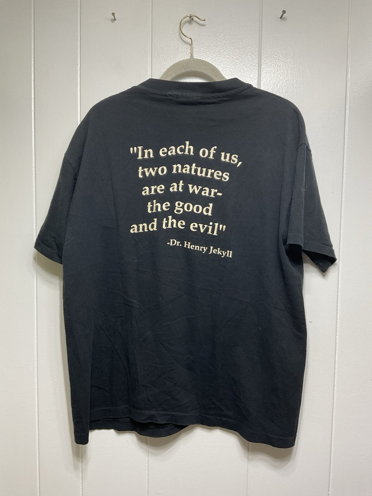 Jekyll and Hyde Club 1931 NYC Graphic Tee Men's Black XL 90s Vintage OSFA gallery