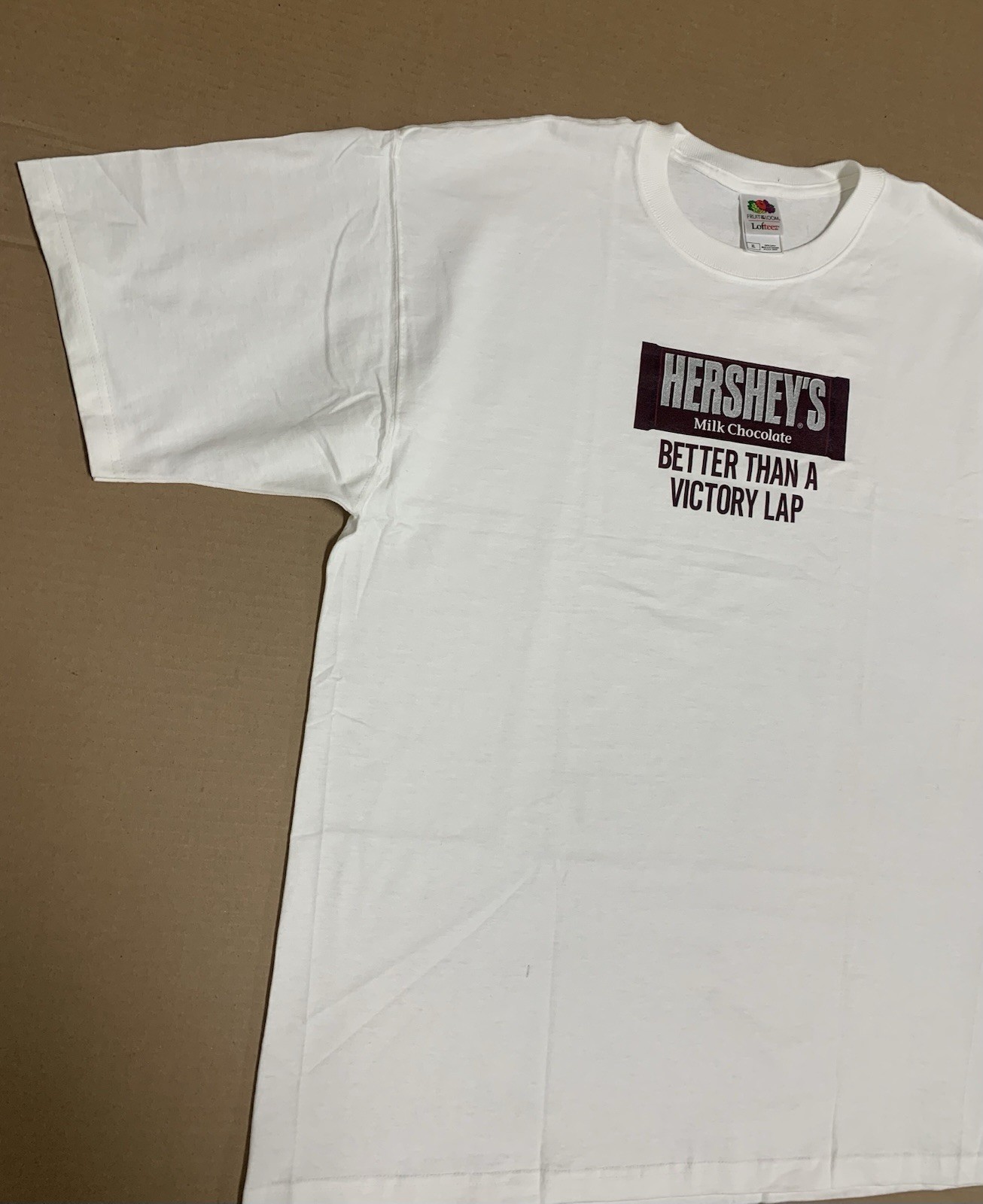 Hersheys Promo T Shirt "Better Than A Victory Lap" Size XL - Minor Flaw ( New) gallery