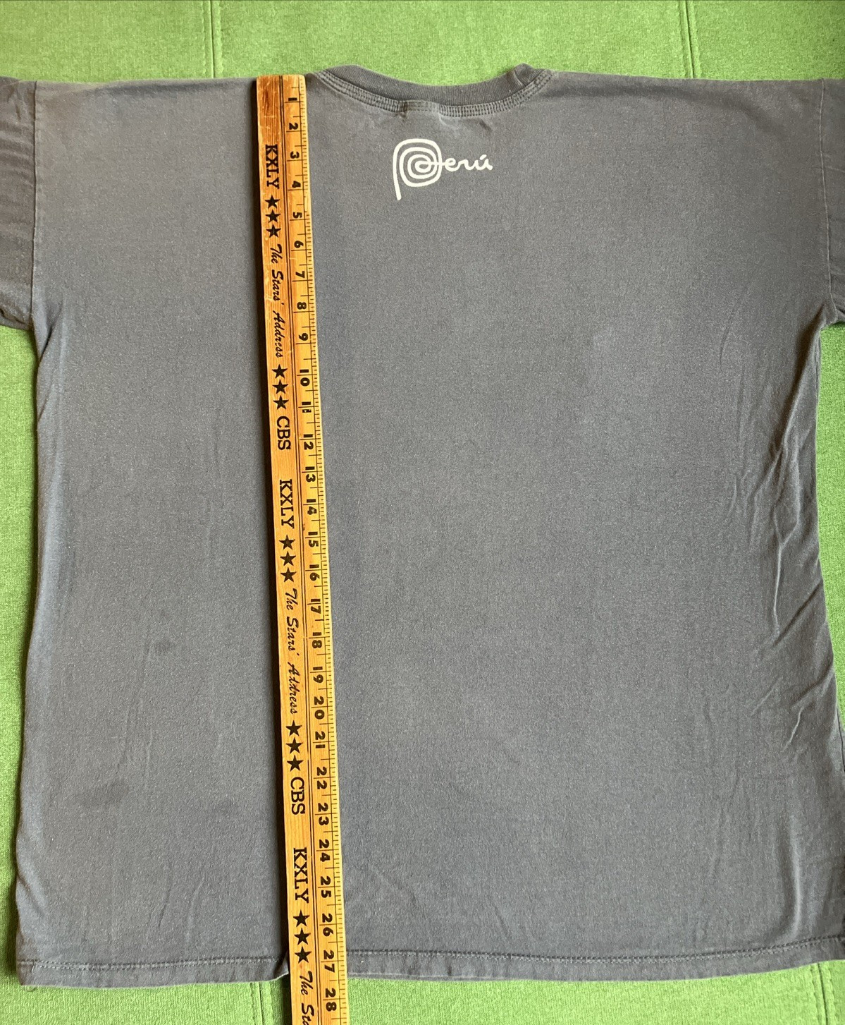 Inca Peru Cusco T-Shirt Mens XL Gray Blue Short Sleeve Crew Neck gallery