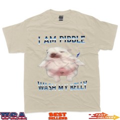 I Am Pibble Wash My Belly Pibble Meme Funny Dog Brainrot T-Shirt