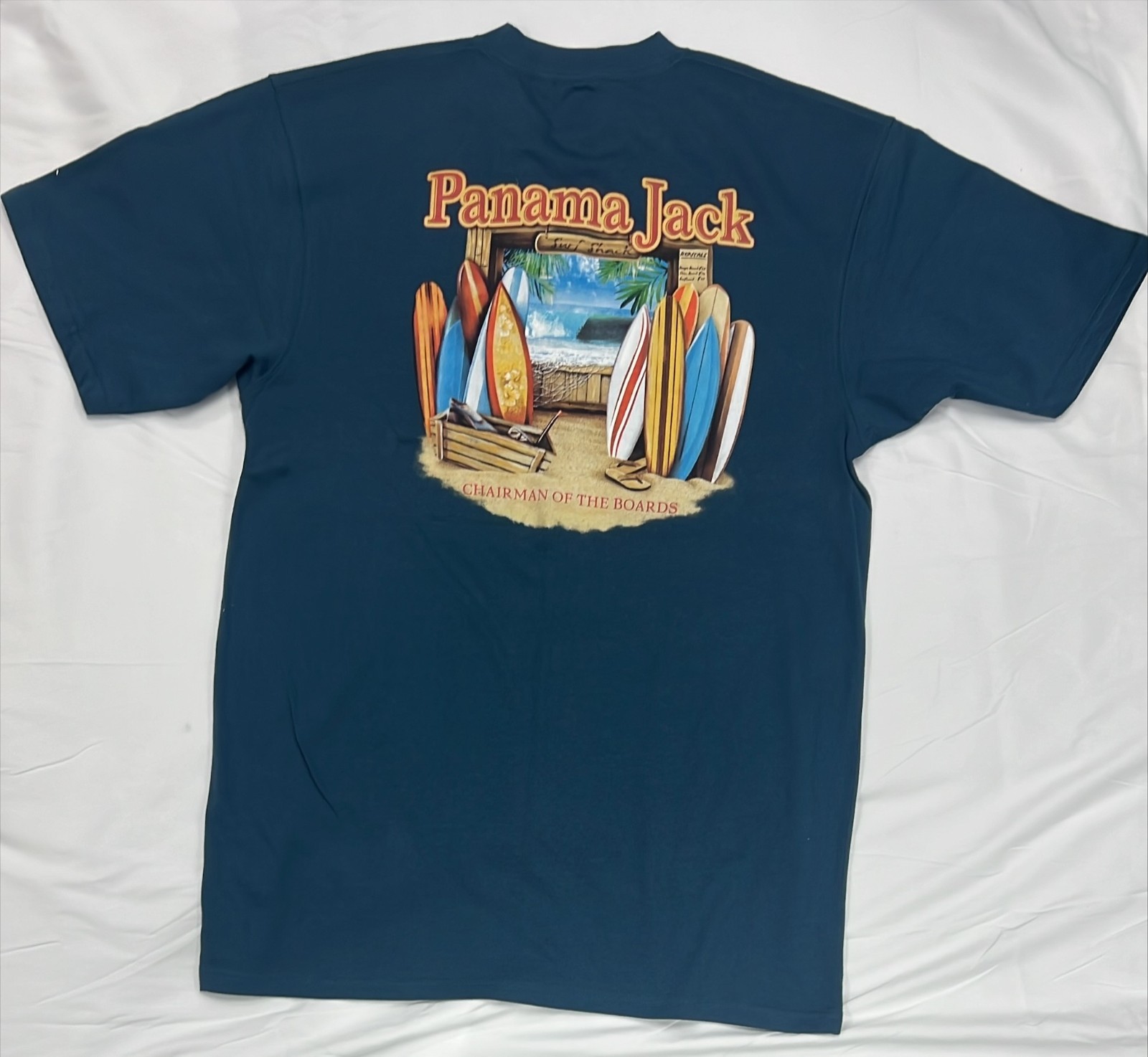 Panama Jack T-shirts, Size LG, Lot of 3,Cotton Blend Heavy Weight Unisex Blue gallery