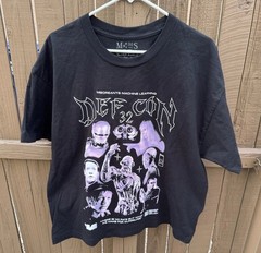 MISCREANTS Machine Learning DEF CON 32 T-Shirt XL Black Purple DC32 Vendor AI