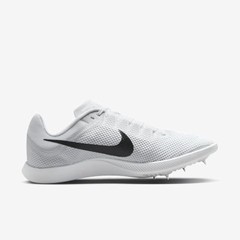 Nike Zoom Rival Track & Field Distance Spikes (FZ9653-100, White/Metallic Silver