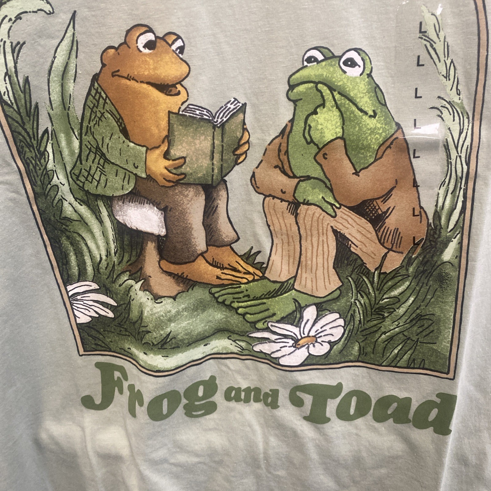 Frog And Toad T Shirt With Book Frog And Toad All Year By Arnold Lobel Large gallery