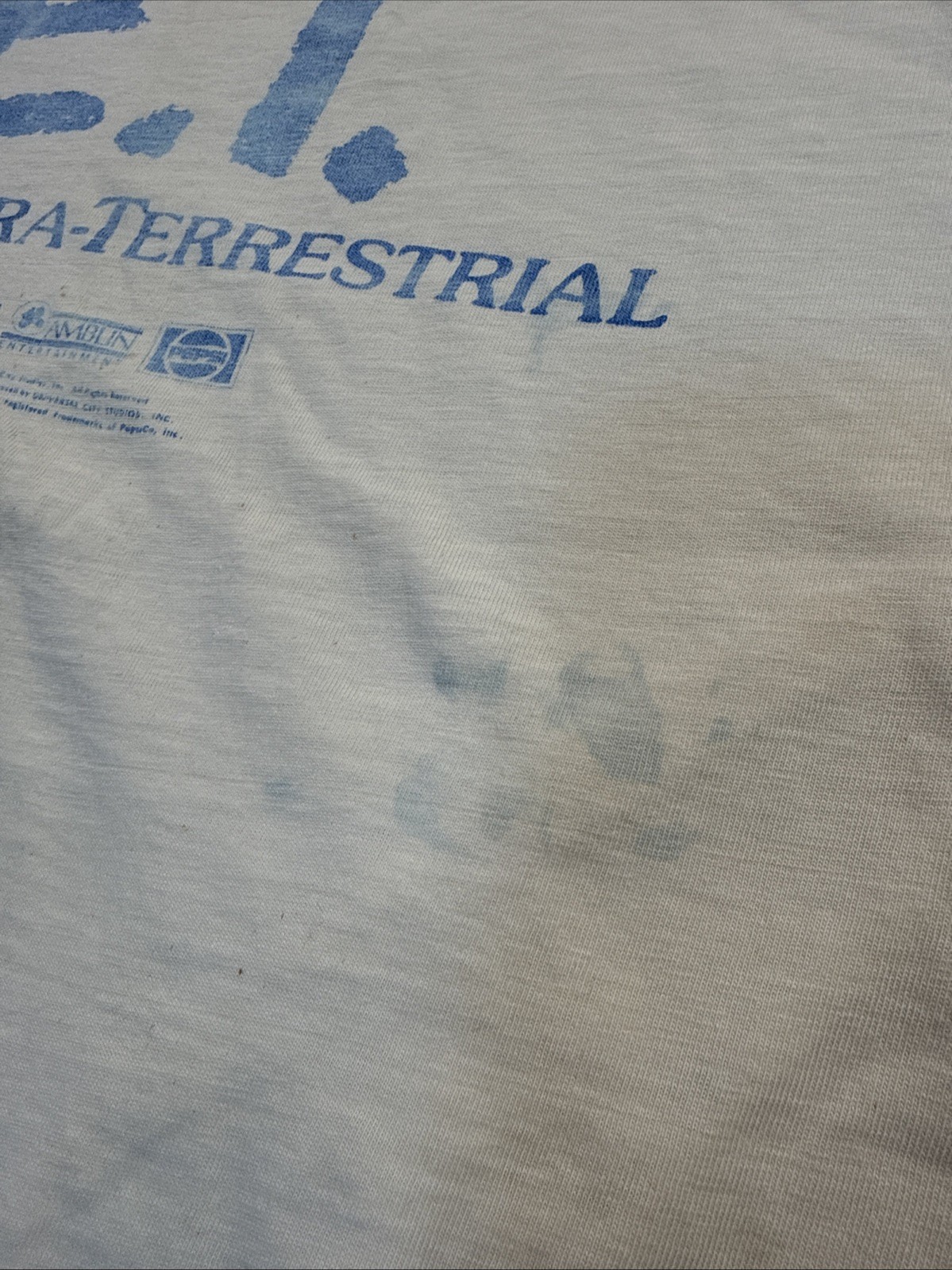 E.T. Extra Terrestrial Movie Promo T-shirt 1982, Single Stitch, See Measurement gallery