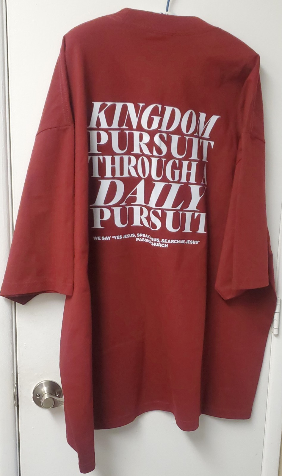 Shaka Wear Oversized Super Max 2XL Burgundy SS Cotton Kingdom Pursuit gallery