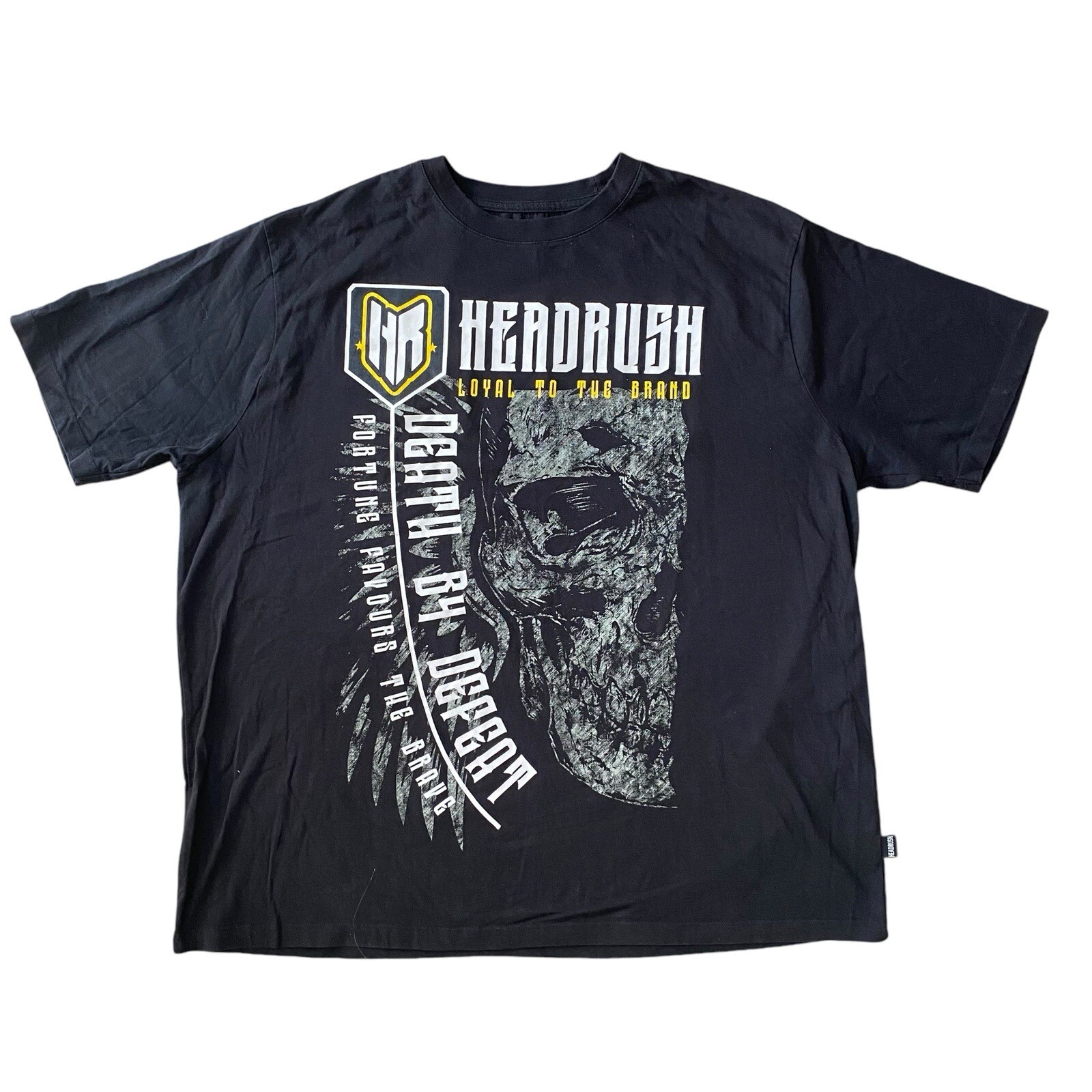 Headrush T-shirt Fortune Favours the Brave Death to Defeat Mens 3XL Graphic SS gallery