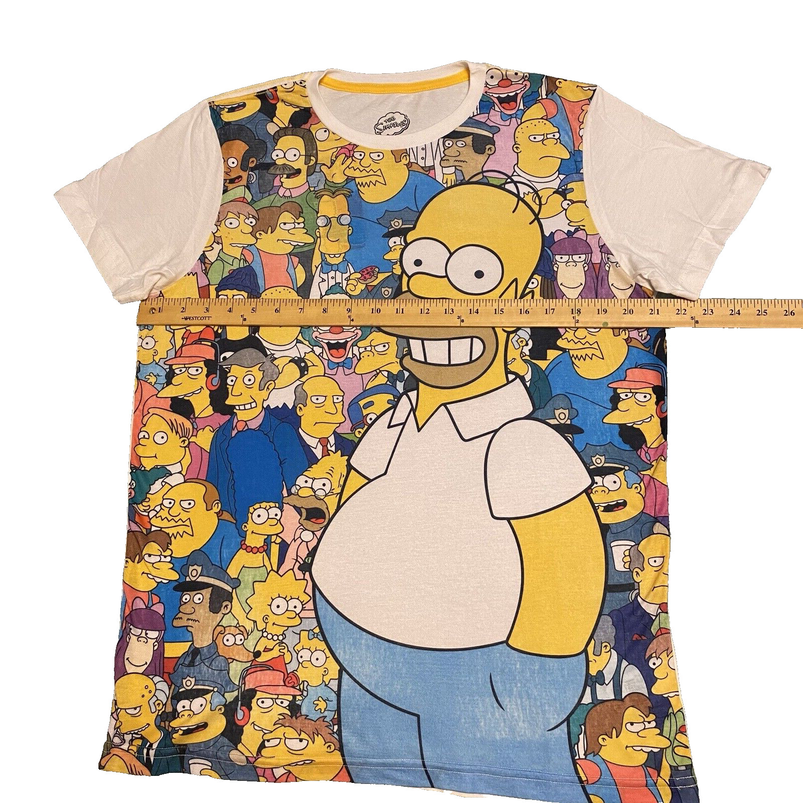 The Simpsons Shirt Adult Large Homer and Multi Character Collage New with tags gallery