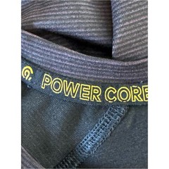 Champion Power Core XL Poly/Nylon/Spandex Black/Pink Micro Striped SS T-Shirt