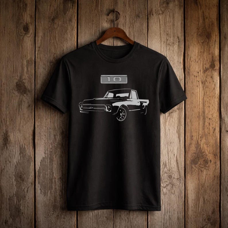 C10 Stepside Shirt 1967 Chevy Truck Classic Vintage American Pickup Gift Tee