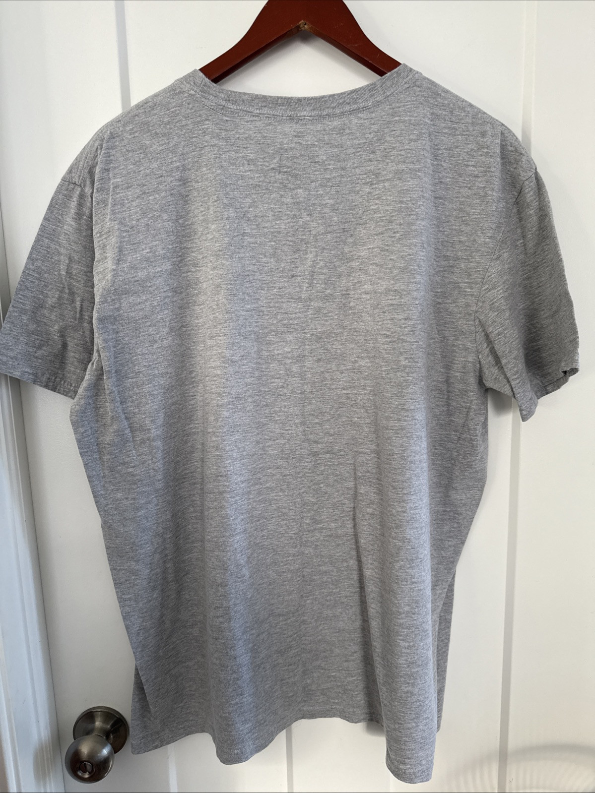 Star Wars Battle on the Death Star Vader vs Kenobi Gray T Shirt Size Large gallery