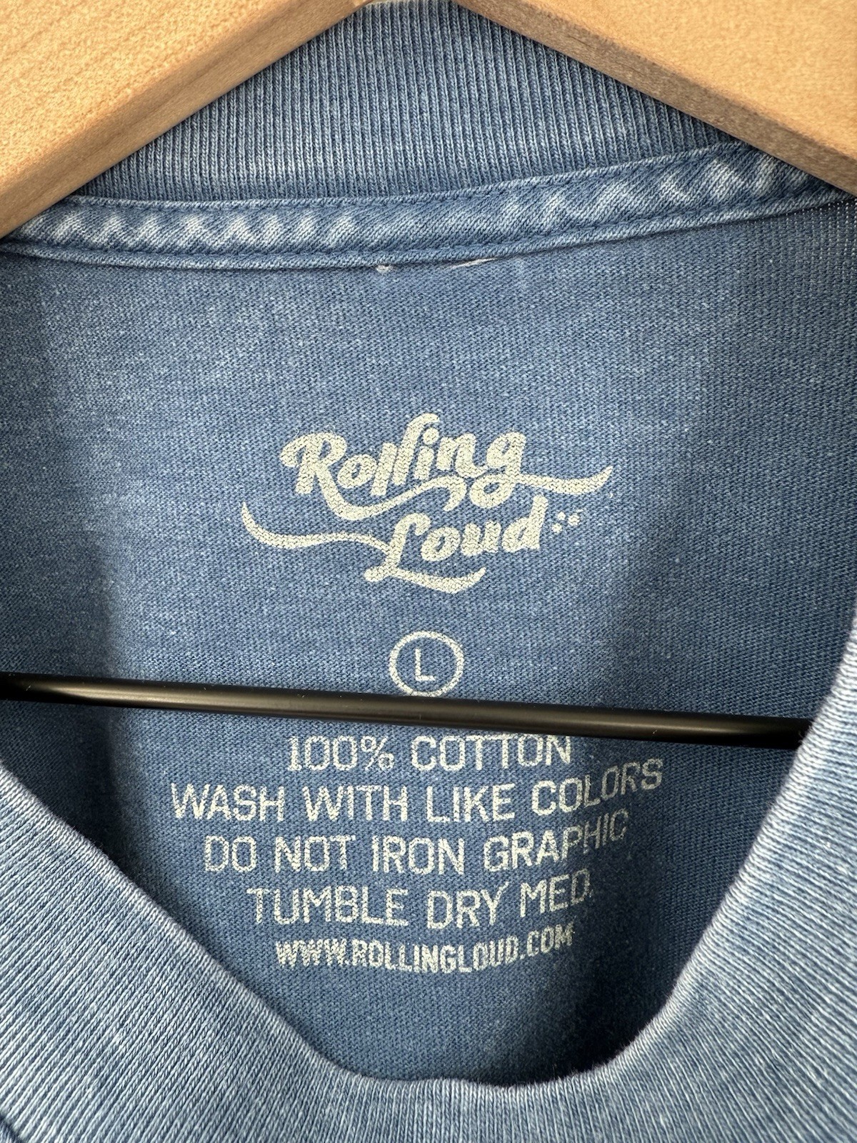 Rolling Loud 2025 Festival Lineup T-Shirt Size Large A$AP Rocky Playboi Carti gallery