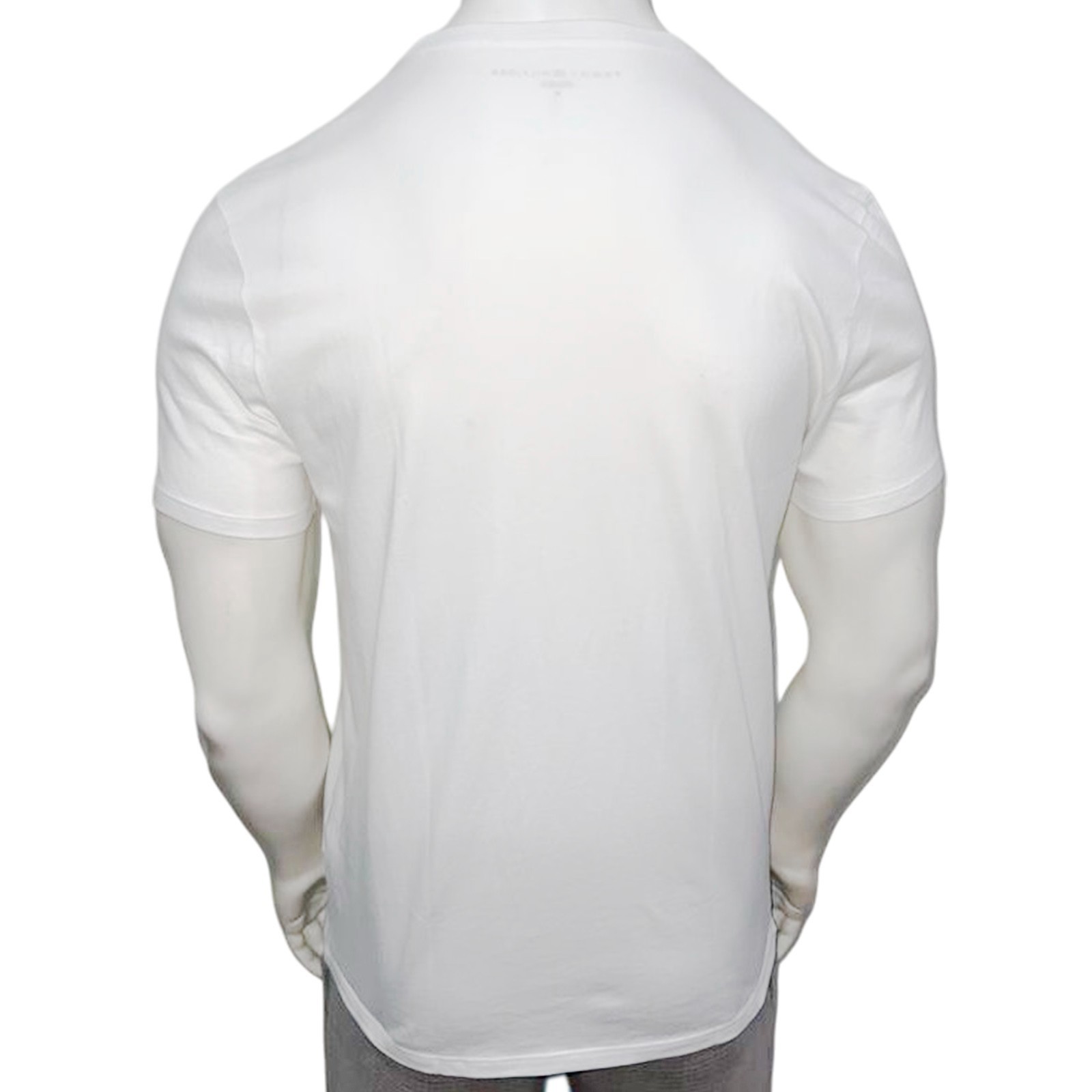 TOMMY HILFIGER MSRP$39.50 MEN'S WHITE CREW NECK SHORT SLEEVE T-SHIRT SIZE M gallery
