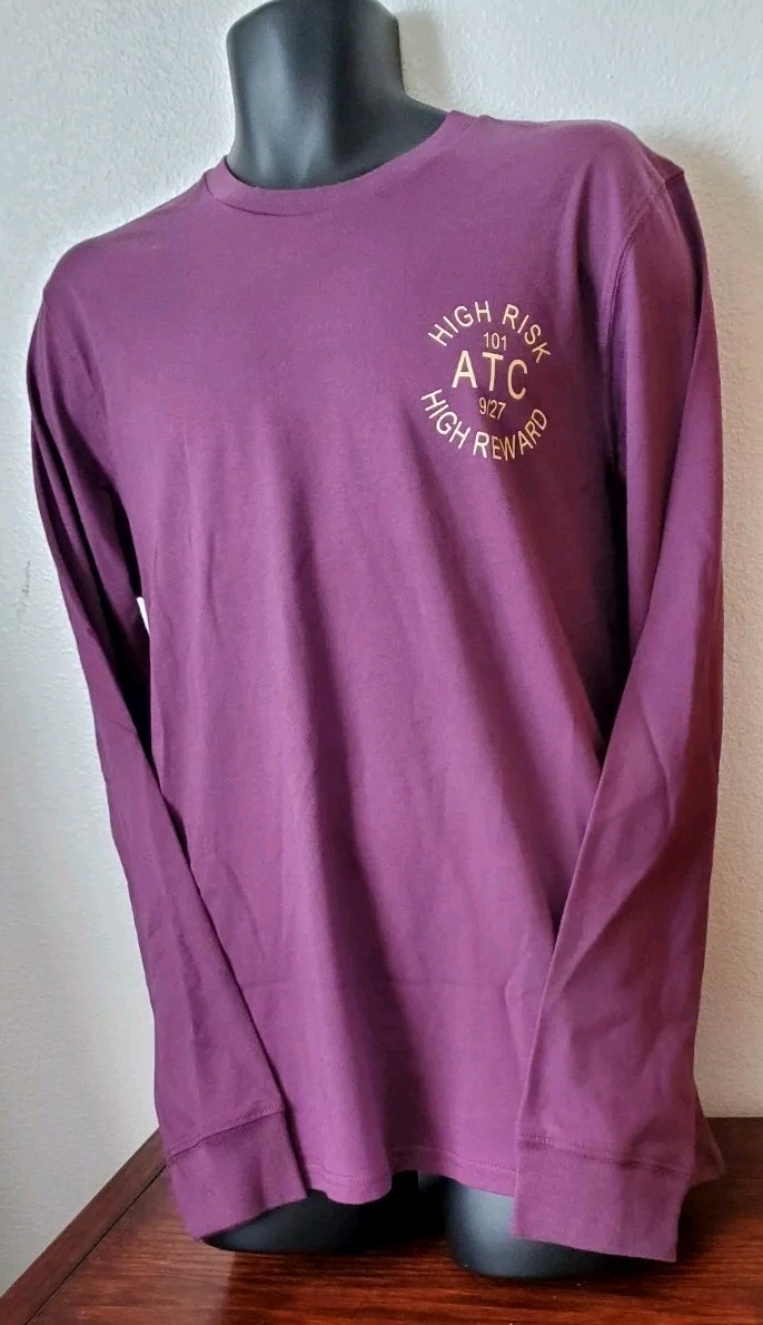 Arizona Jean co Mens High Rise High Reward Long Sleeve T-Shirt Tee 2 sided NWT gallery