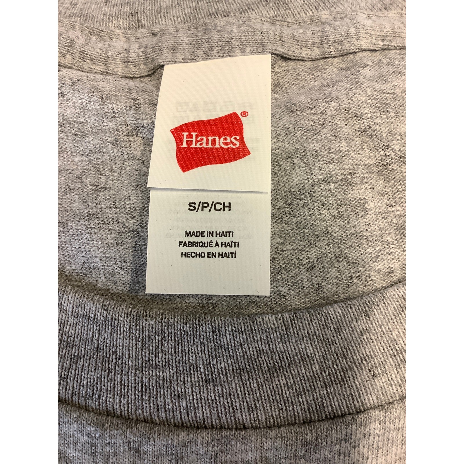 Hanes Essentials Men's S 6-Pack Light Steel Cotton Short Sleeve T-Shirts G13-18 gallery