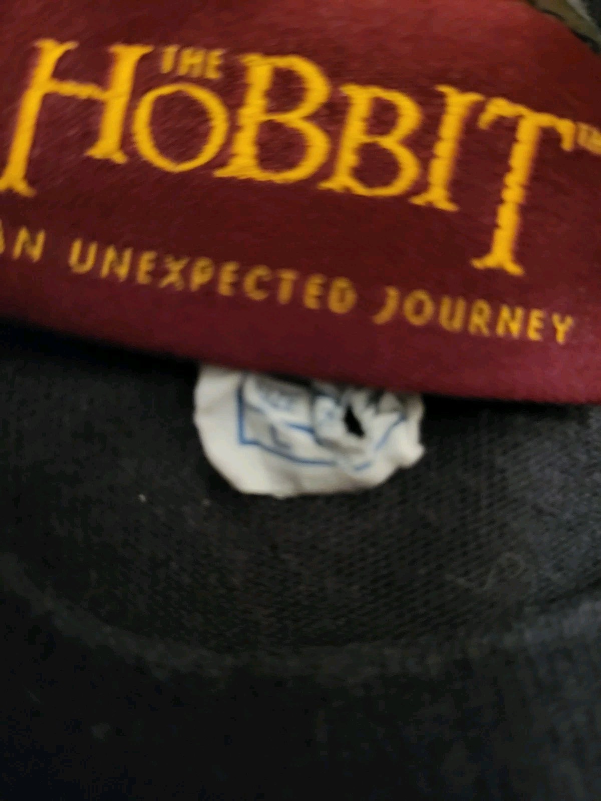 The Hobbit Shirt Mens Black Movie Promo Unexpected Journey Bilbo Gandalf SZ L 🔥 gallery