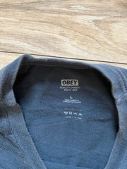 Obey Co. Nautical Flag Graphic Tee Black Size Large