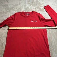 American Trigger Pullers 3C75 Lightning Graphic Long Sleeve Shirt Men’s L Red