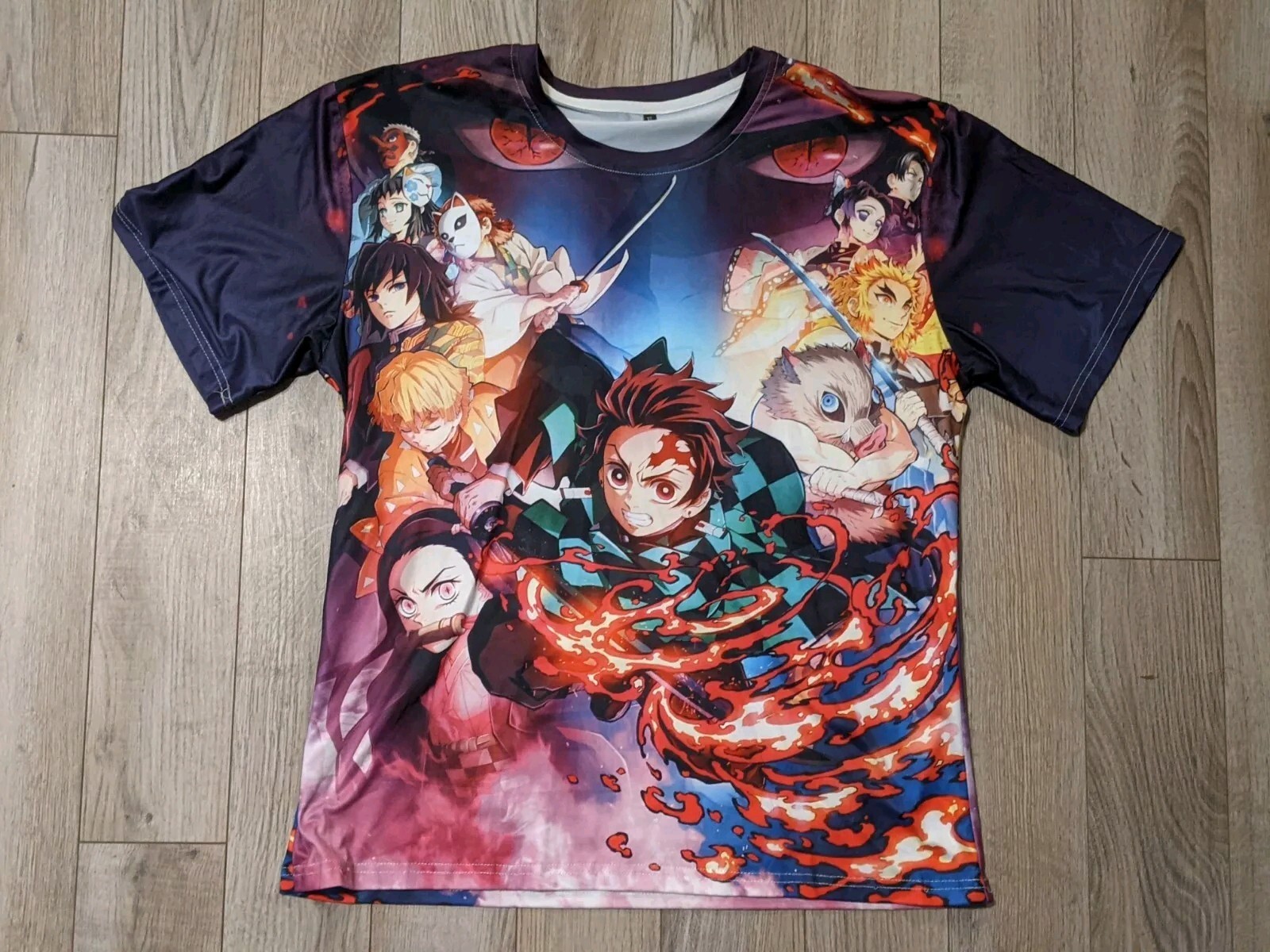 Adults Demon Slayer Full Cast T-Shirt S, M, XL ANIME All Over Print gallery