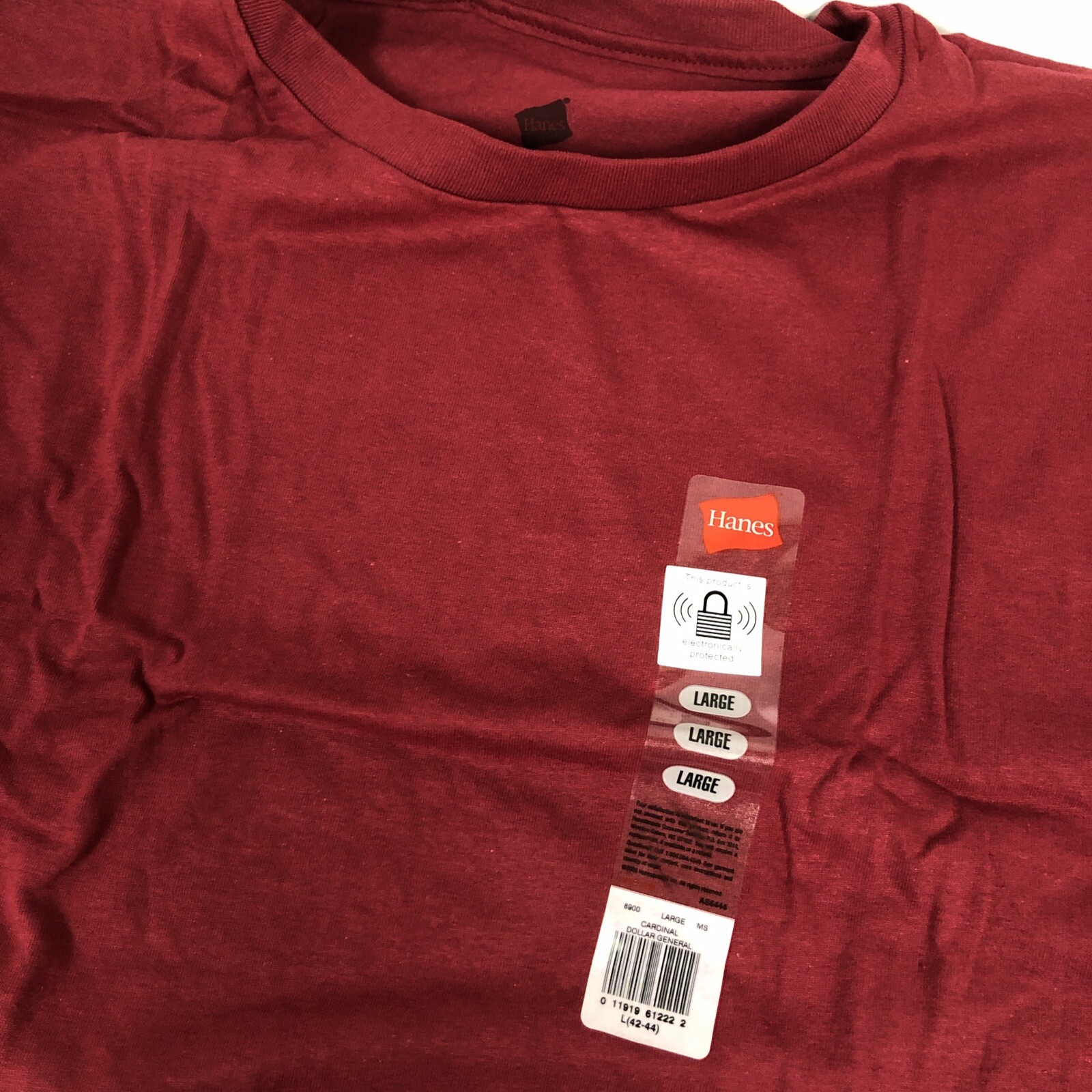 5 Pack Hanes Men’s Comfort Soft Shirts Size Large Burgundy New gallery