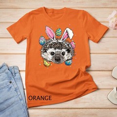 Easter Bunny Hedgehog Shirt Funny Easter Hedgehog Gifts Unisex T-shirt