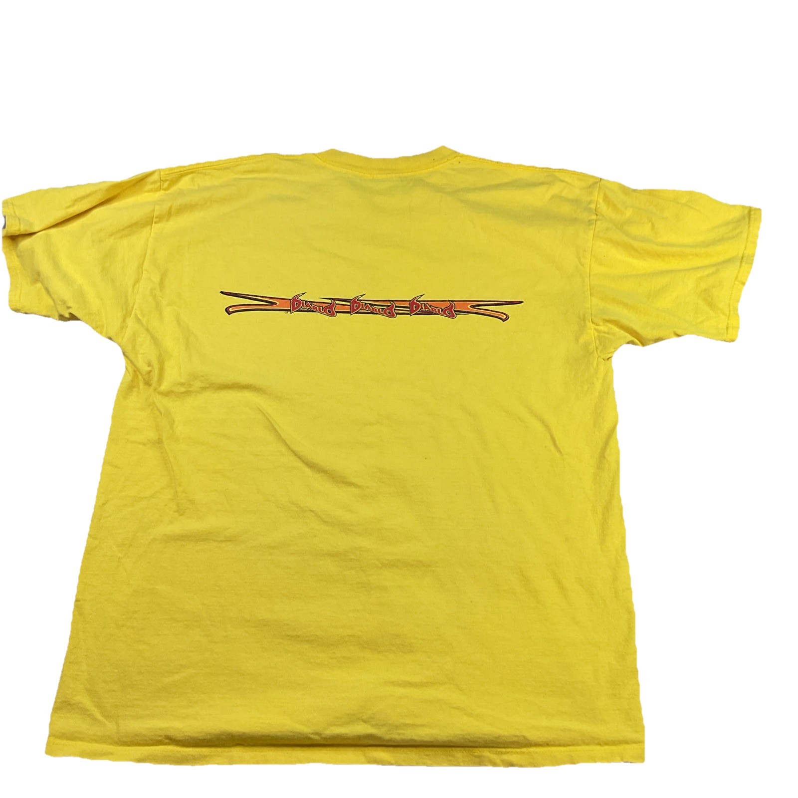 Vintage Diablo Paintball T-Shirt Men Sz XL Y2K Graphic Tee Yellow Short Sleeve gallery