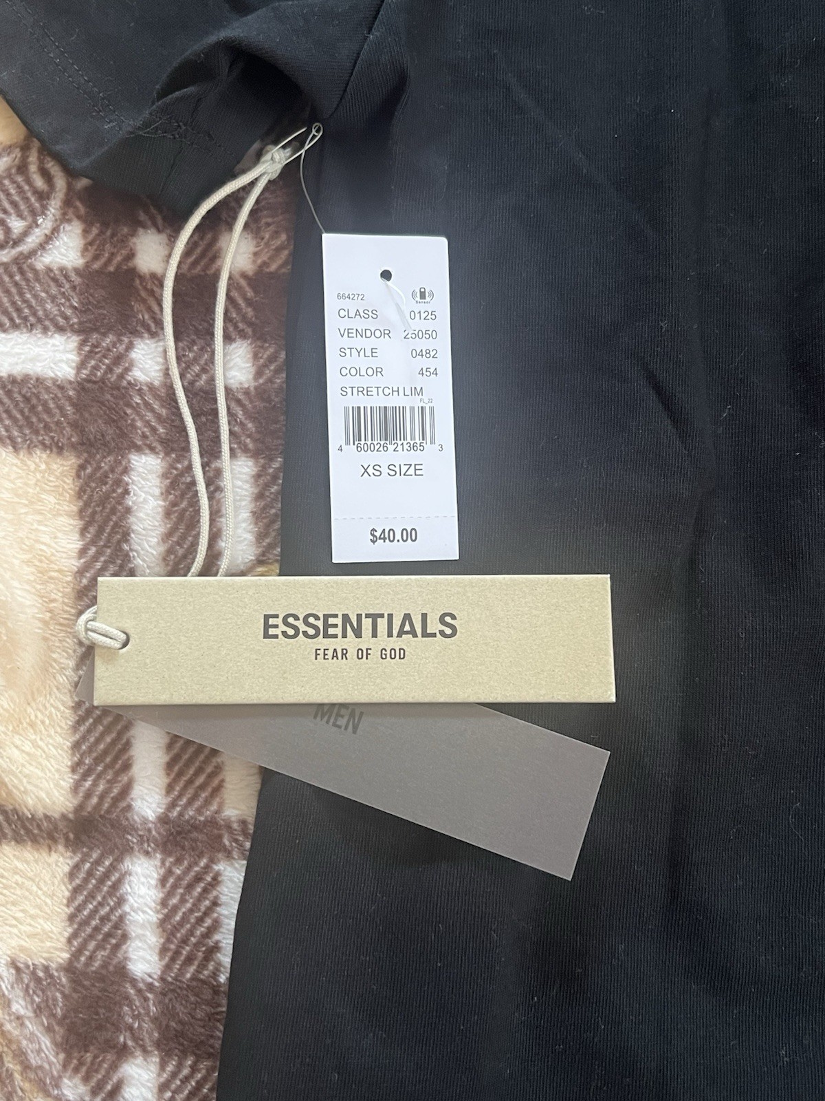 Essentials Fear of God Men's Black Logo Crew Neck Short Sleeve T-Shirt XS gallery