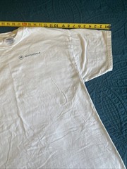 VTG Motorola Cell Phone Computer Promo Shirt 90s Nextel Internet Tech XL Stains