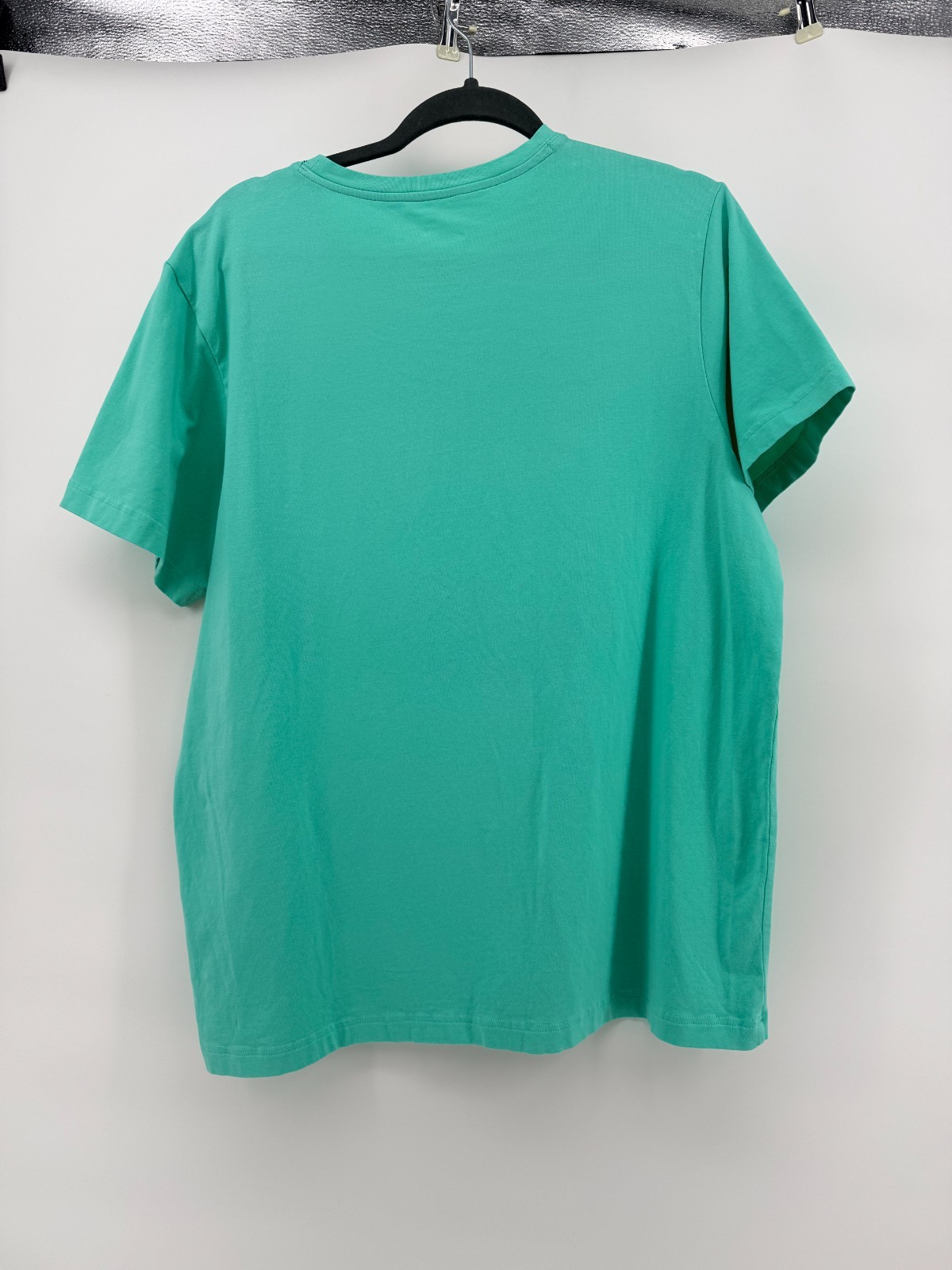 Tommy Bahama Shirt Men's Large Green Marlin Logo Cotton Spandex Short Sleeve gallery