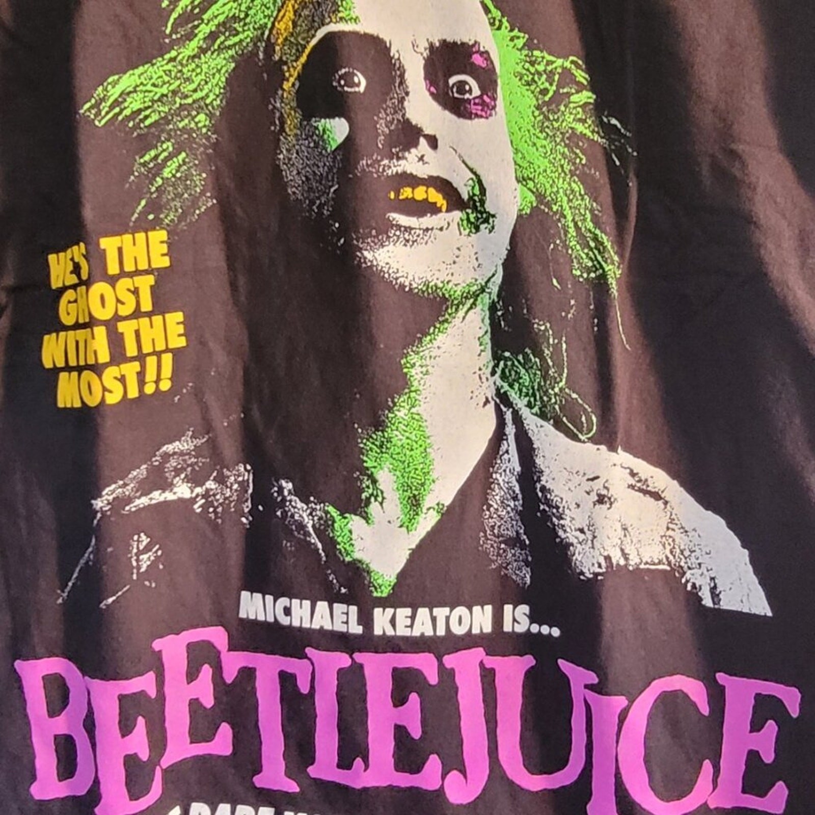 Rucking Fotten Beetlejuice VHS Promo T-Shirt Large Comfort Colors Double Sided gallery