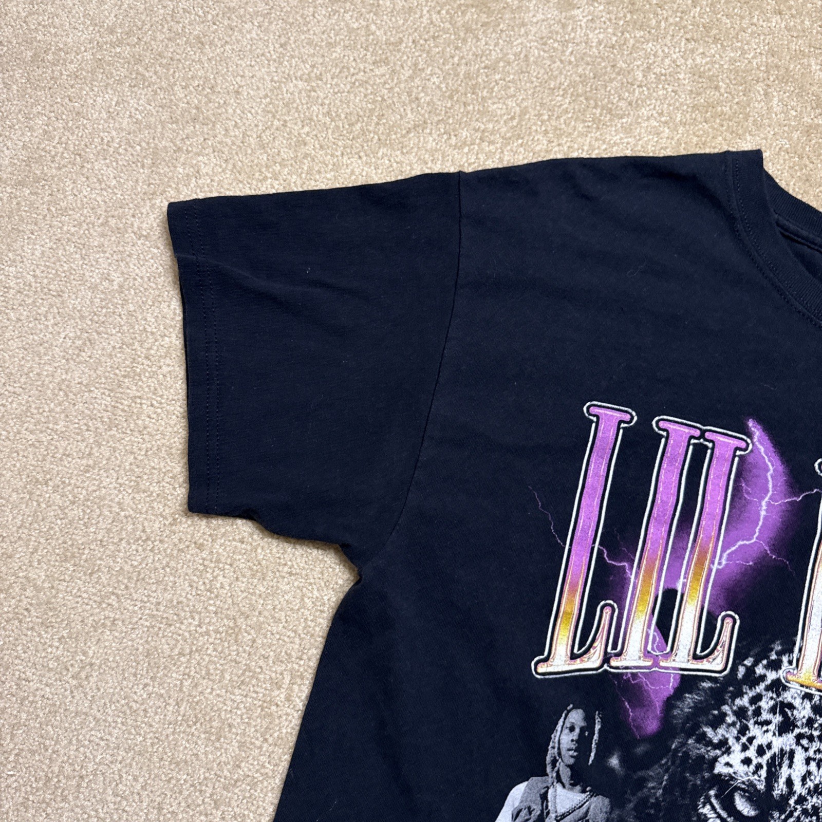 Lil Durk Death Ain’t Easy OTF Durkio Krazy Tour T-Shirt Black Mens Large L gallery