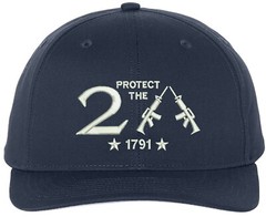 Protect The 2nd Amendment Richardson Embroidered One Size Fits All Baseball Hats