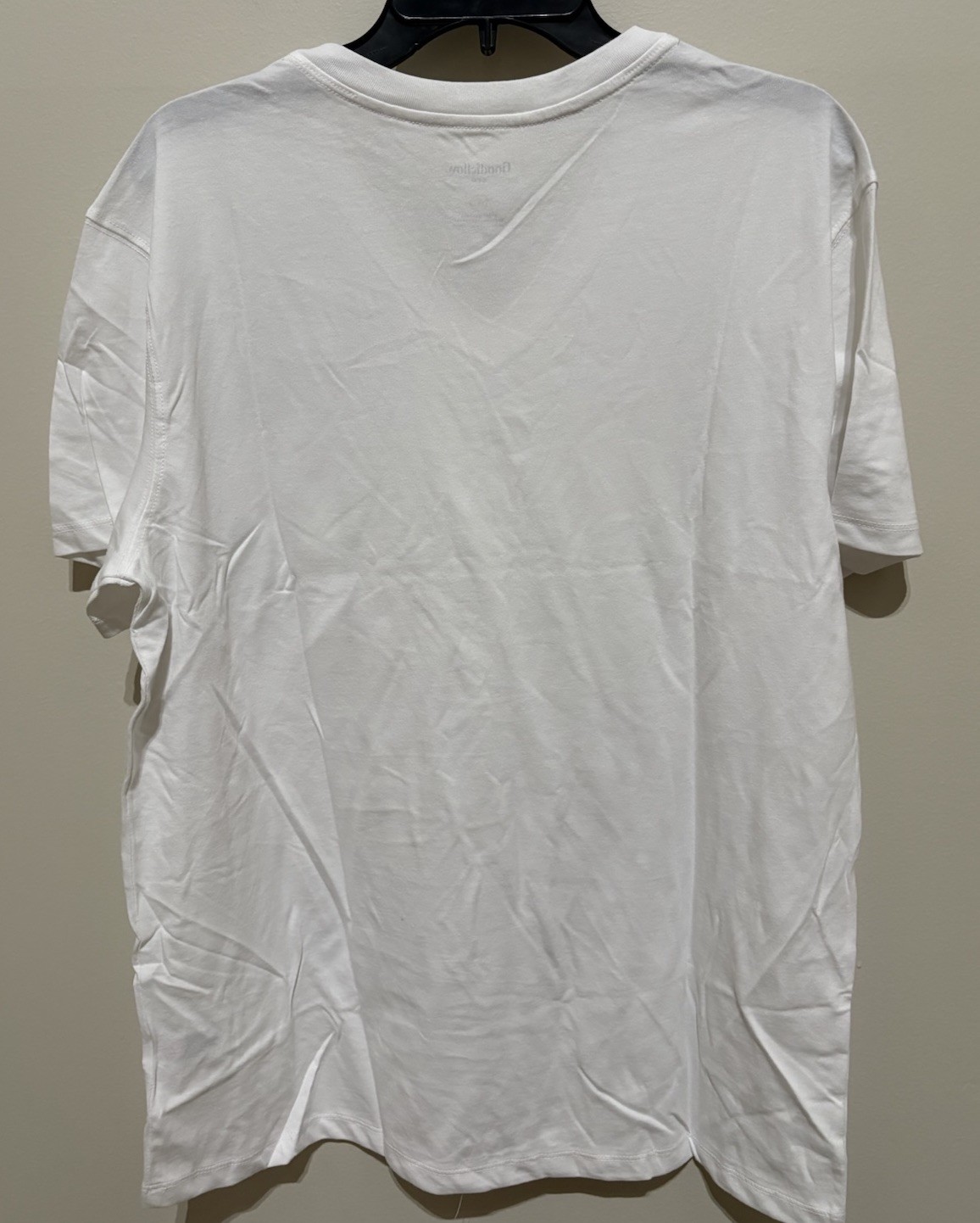 Goodfellow Every Wear V-Neck T-Shirt Men's L White NWT Cotton Blend Tee gallery