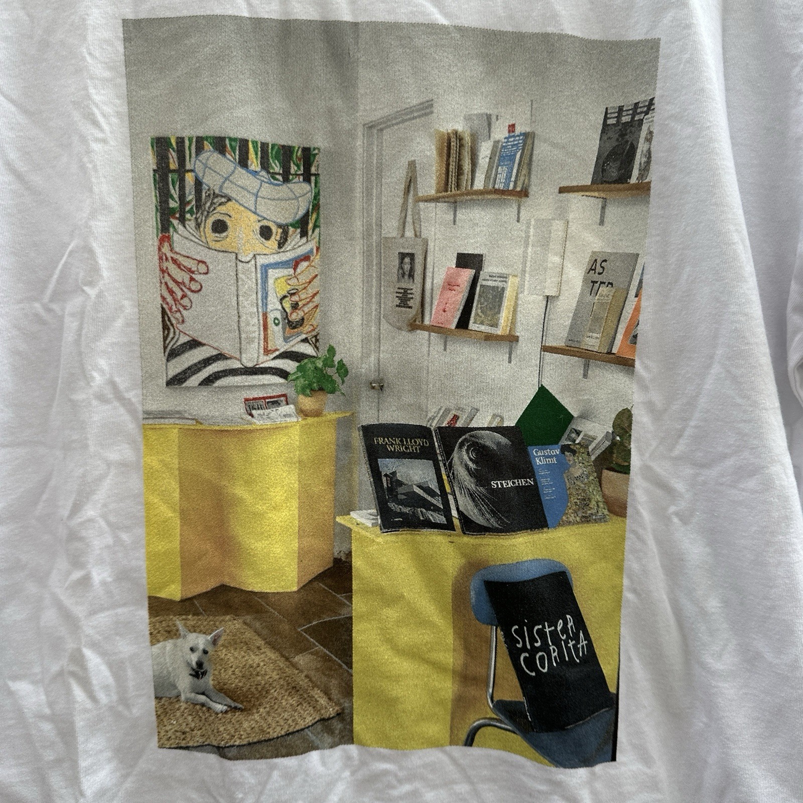 MOCA Museum of Contemporary Art Oof Books Photo Print Art T-Shirt Brand New M gallery